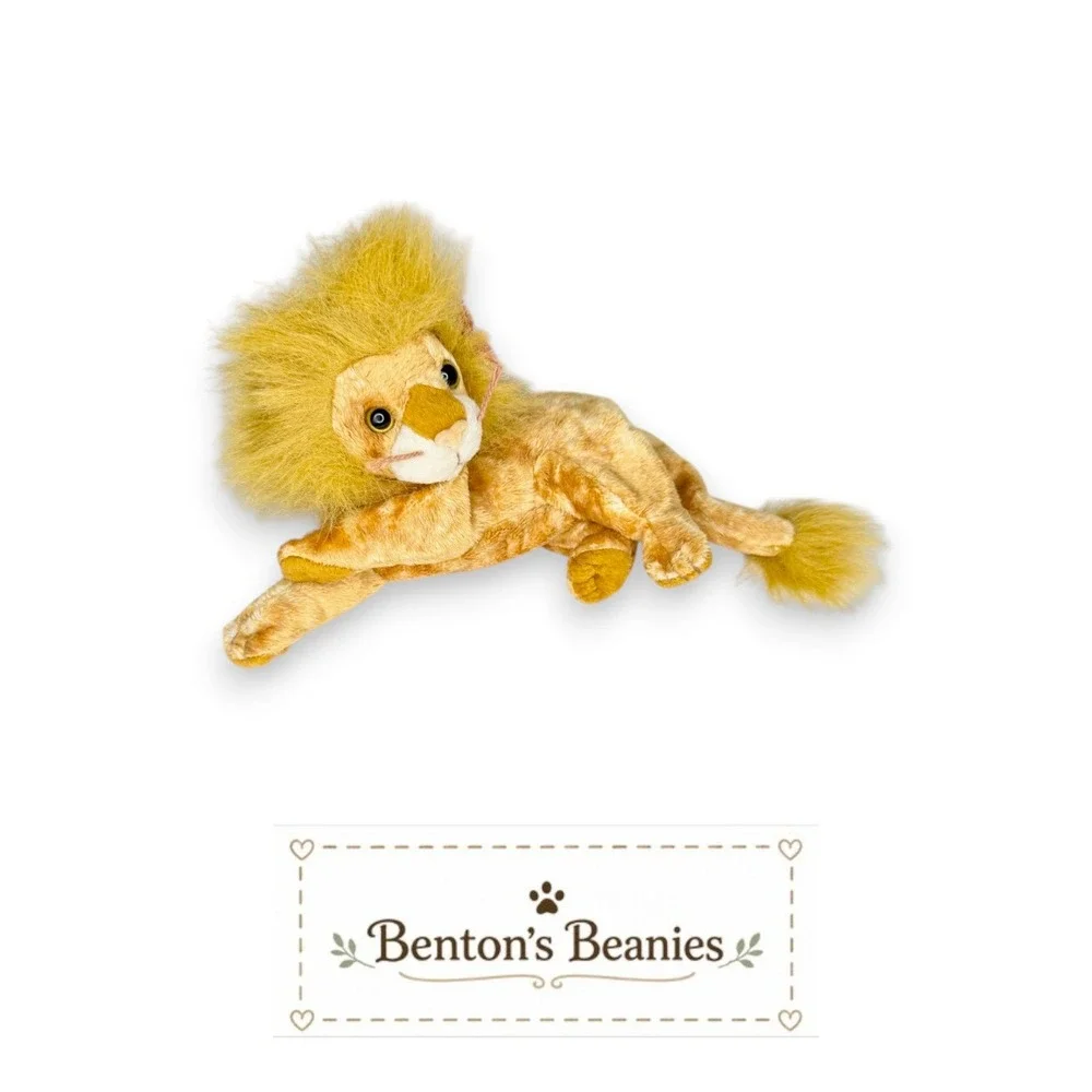 Orion the Lion Ty Beanie Baby | Sunset Sentinel 🌅 | Mint Heart Tag ⭐
